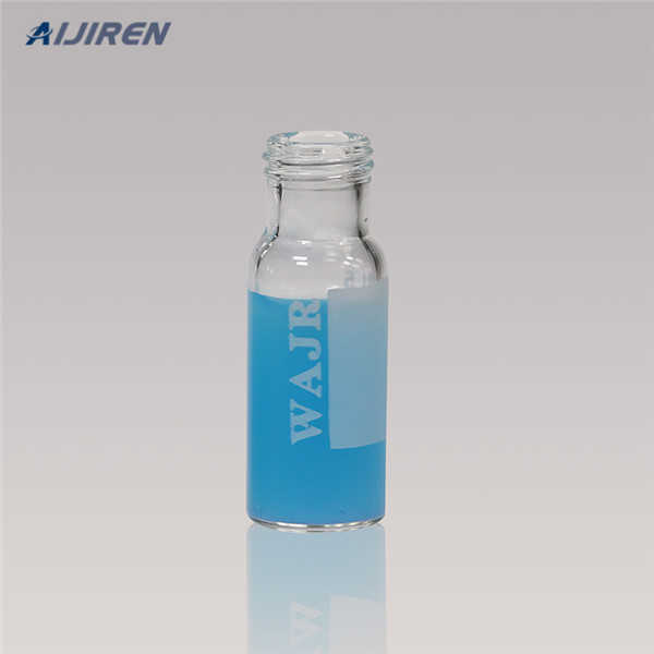 screw neck vials with caps with writing space for sale Aijiren